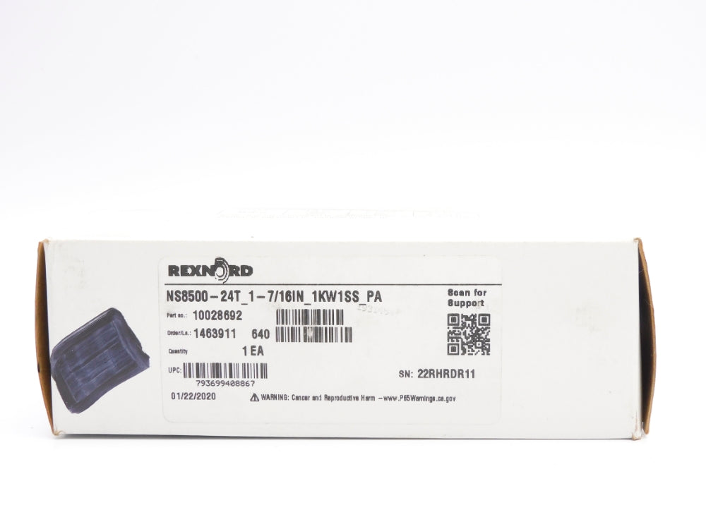 REXNORD NS8500-24T-1-7/16IN-1KW1SS-PA 10028692 NSMP