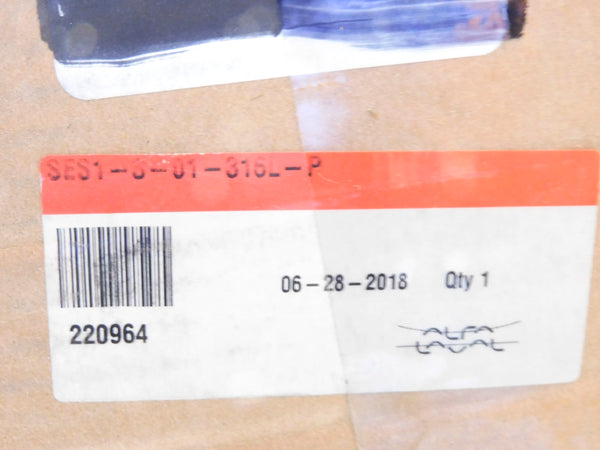 ALFA LAVAL SES1-3-01-316L-P 220964 NSMP