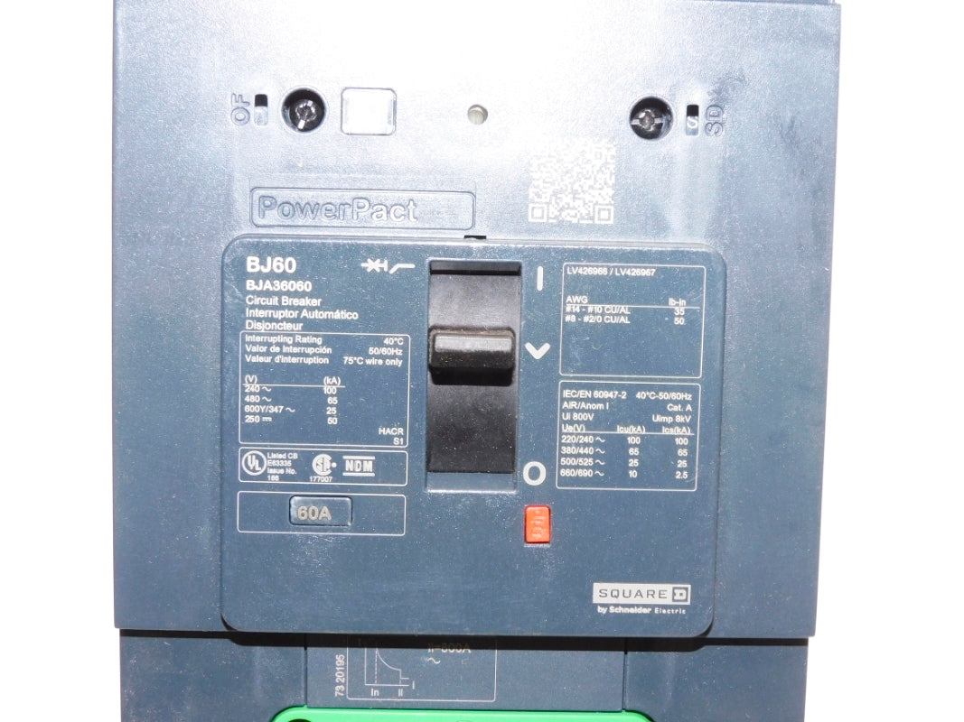 SQUARE D BJA36060 480V 60A NSNP