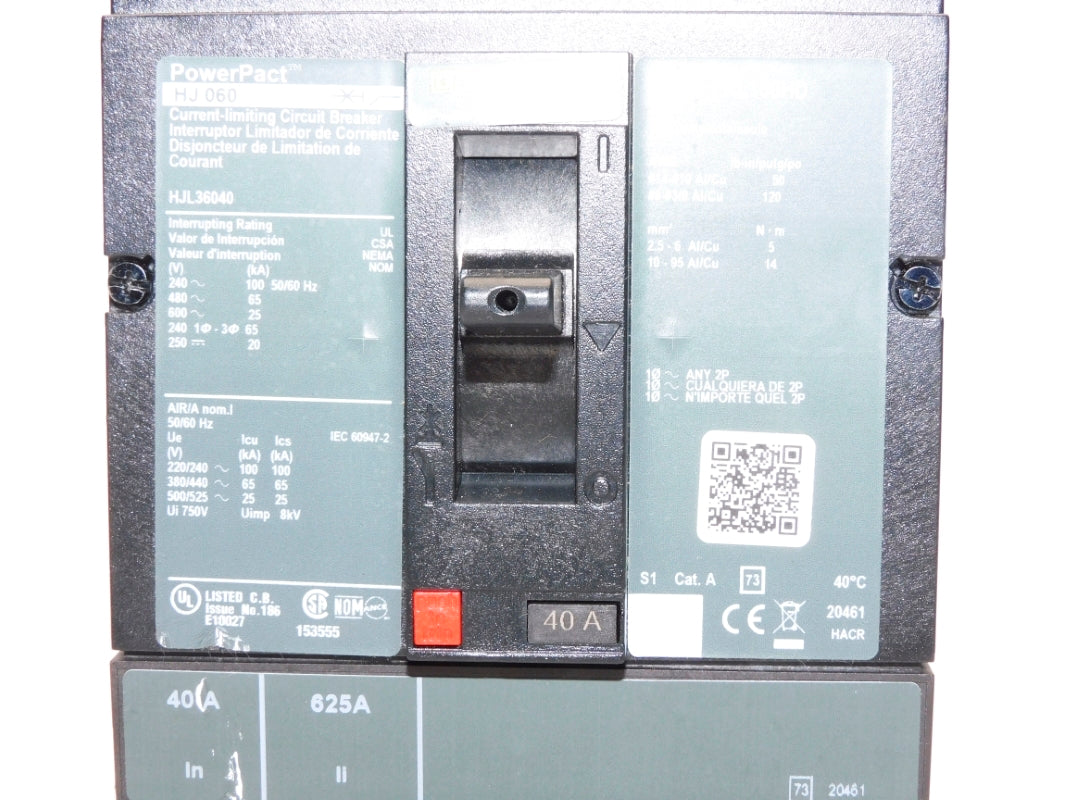 SQUARE D HJL36040 40A 600V NSNP