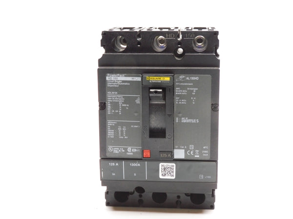 SQUARE D HDL36125 600V 125A NSNP