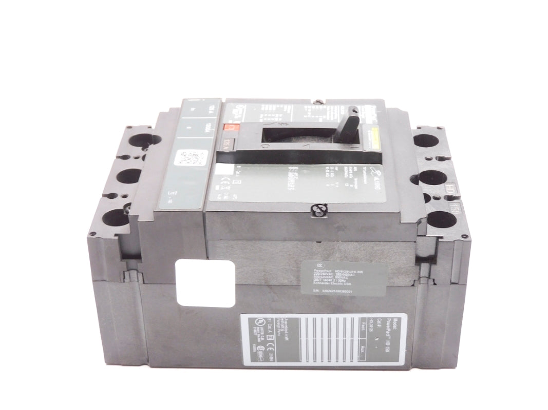 SQUARE D HDL36125 600V 125A NSNP