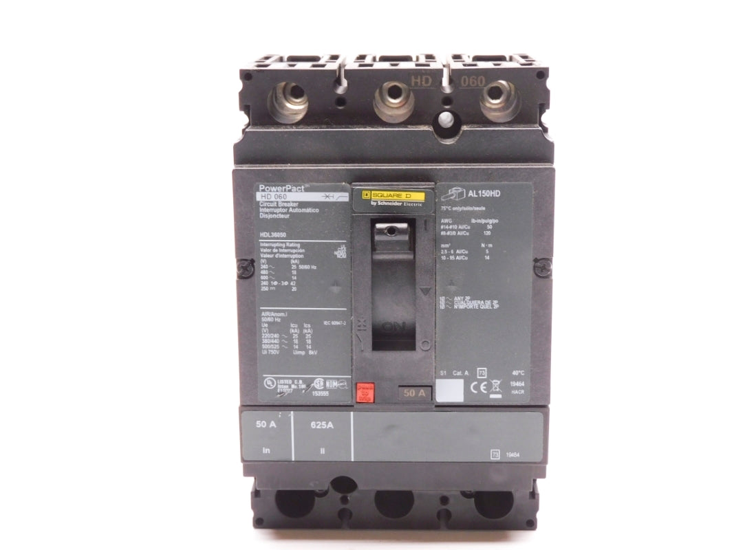 SQUARE D HDL36050 600V 50A NSNP