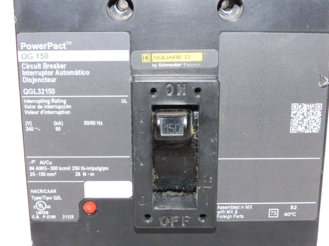 SQUARE D QGL32150 150A 240V NSNP