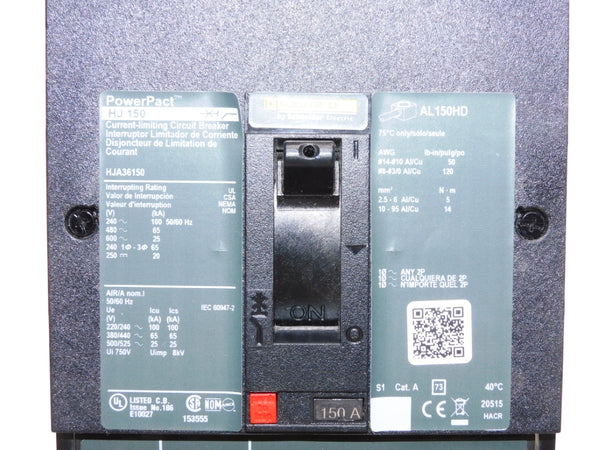 SQUARE D HJA36150 600V 150A NSNP