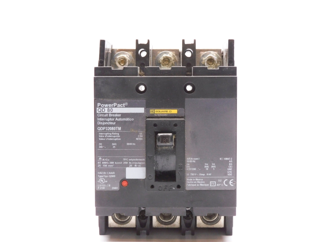 SQUARE D QDP32080TM 80A 240V (AS PICTURED) NSNP