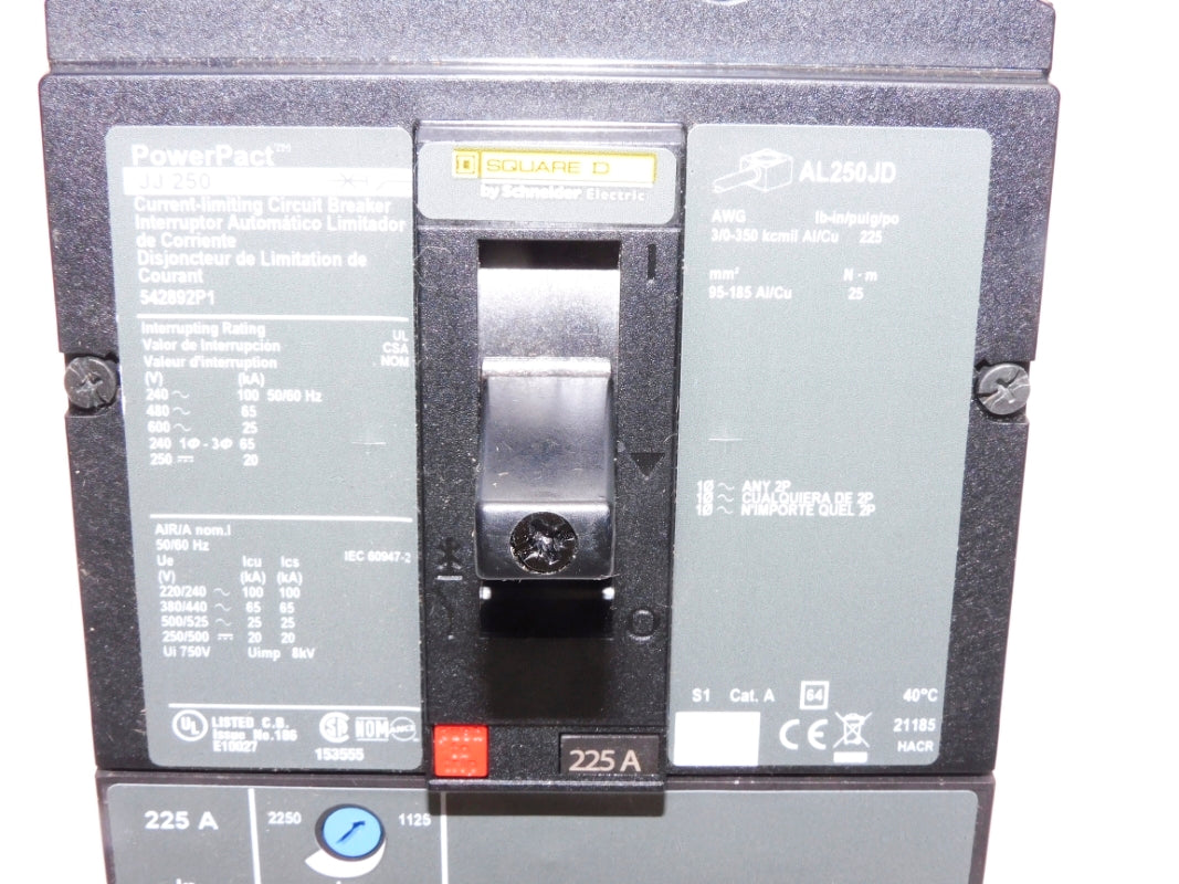 SQUARE D 542892P1 225A 600V NSNP