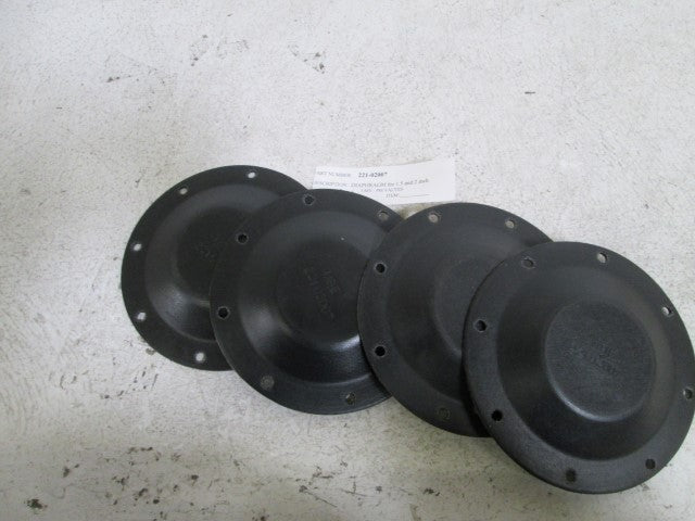 LOT OF 4 DIAPHRAGM FOR 1.5 AND 2 IN. UMV/PM VALVES 221-02007 *NEW NO BOX*