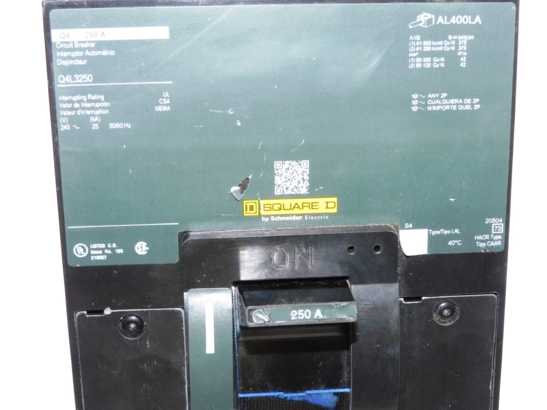 SQUARE D Q4L3250 250A 240V NSNP