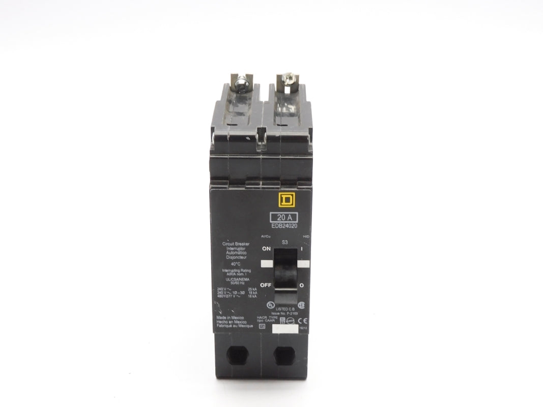 SQUARE D EDB24020 277V 20A NSNP