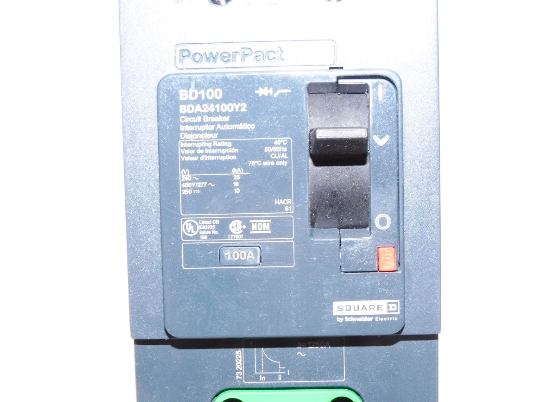 SQUARE D BDA24100Y2 277V 100A NSNP