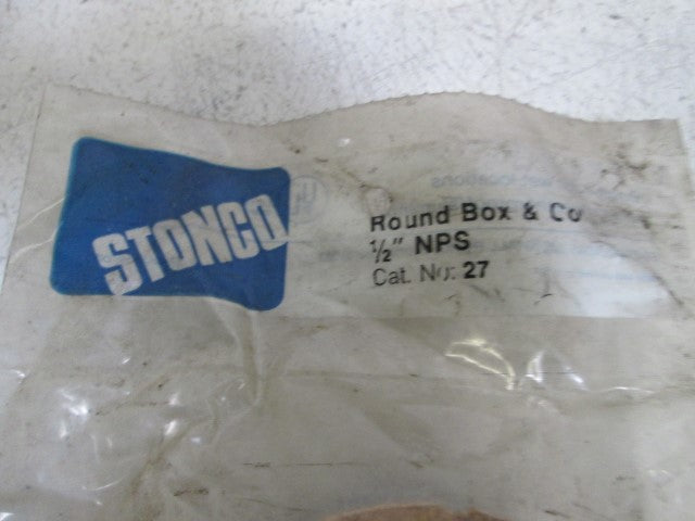 STONGO ROUND BOX  1/2" NPS CAT. NO. 27 *NEW IN FACTORY BAG*