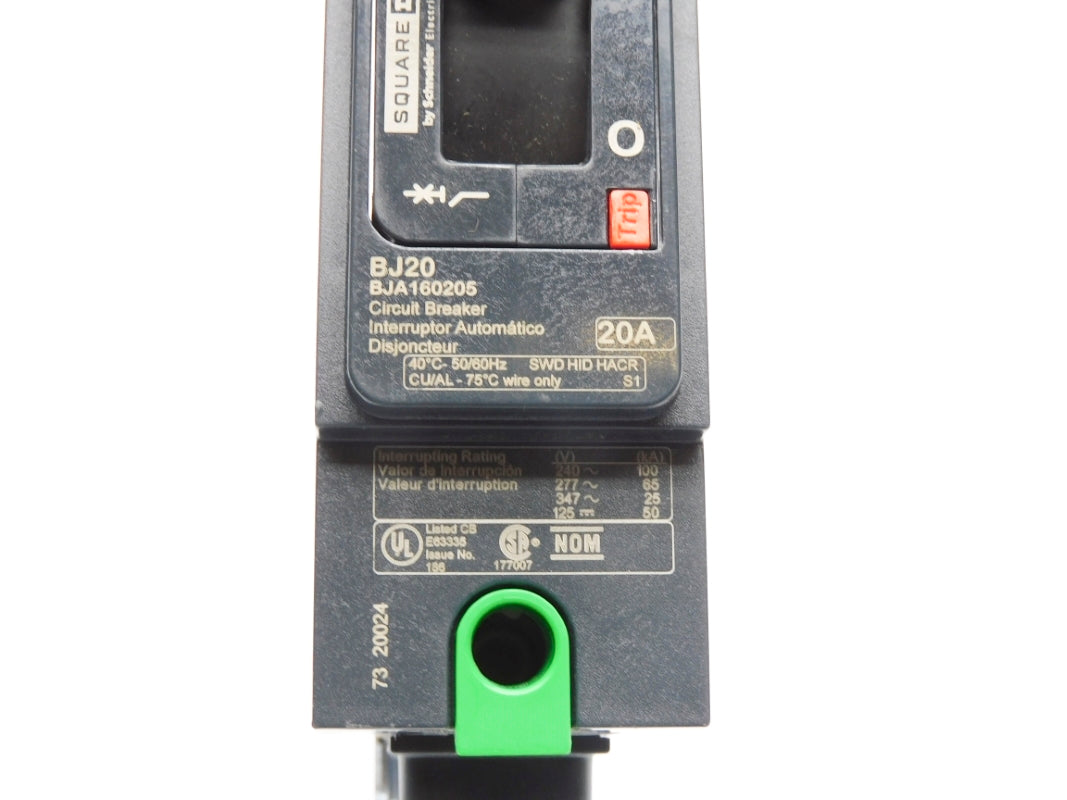 SQUARE D BJA160205 20A 277V NSNP