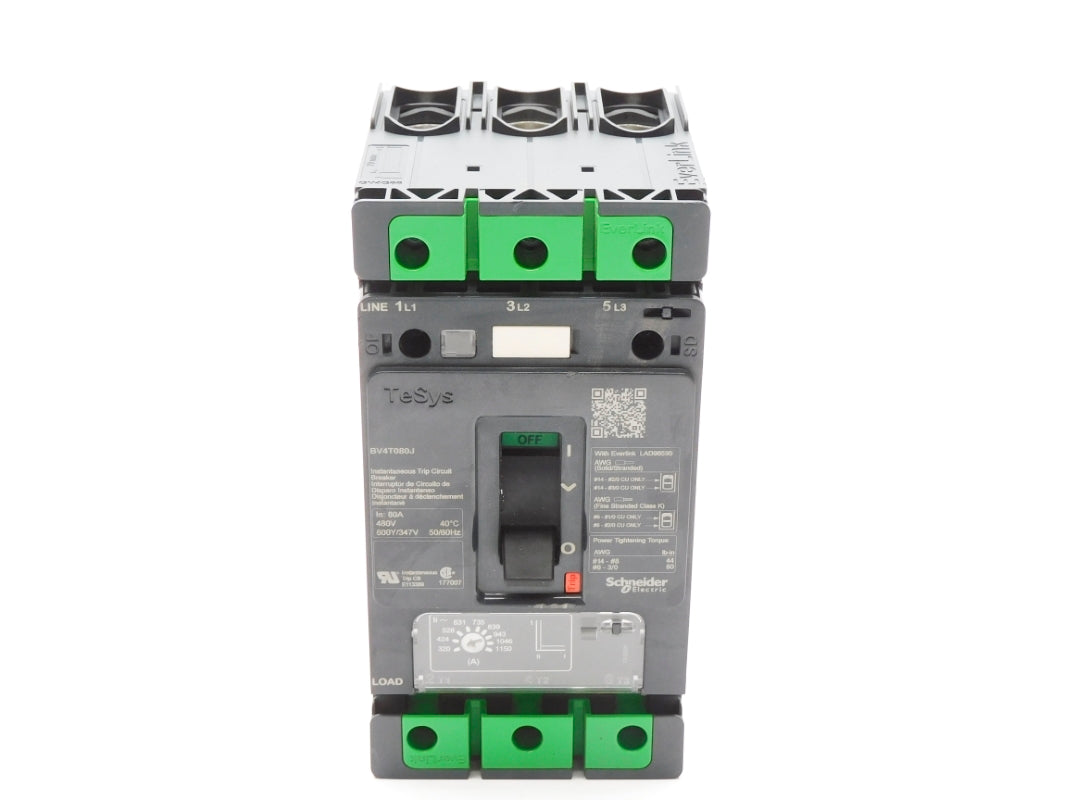 SCHNEIDER ELECTRIC BV4T080J 80A 480V NSNP