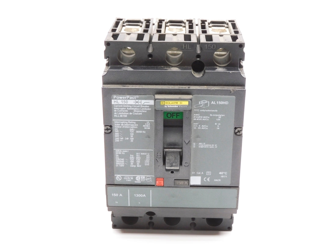 SQUARE D HLL36150 150A 600V NSNP