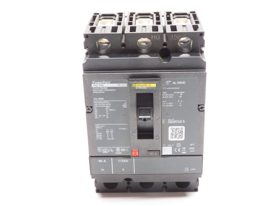 SQUARE D HGL36090 90A 600V NSNP