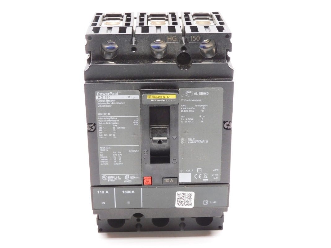 SQUARE D HGL36110 110A 600V NSNP