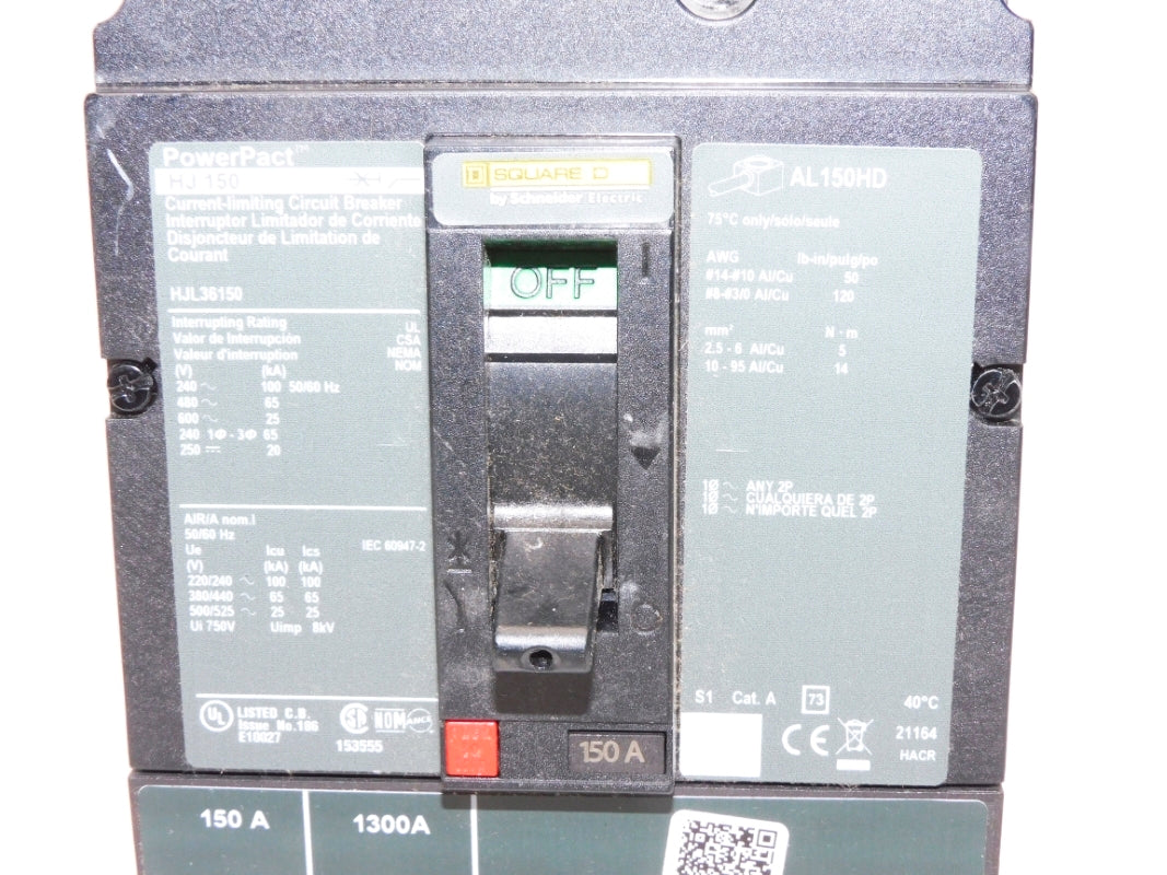 SQUARE D HJL36150 600V 150A NSNP
