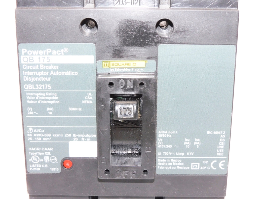 SQUARE D QBL32175 240V 175A NSNP