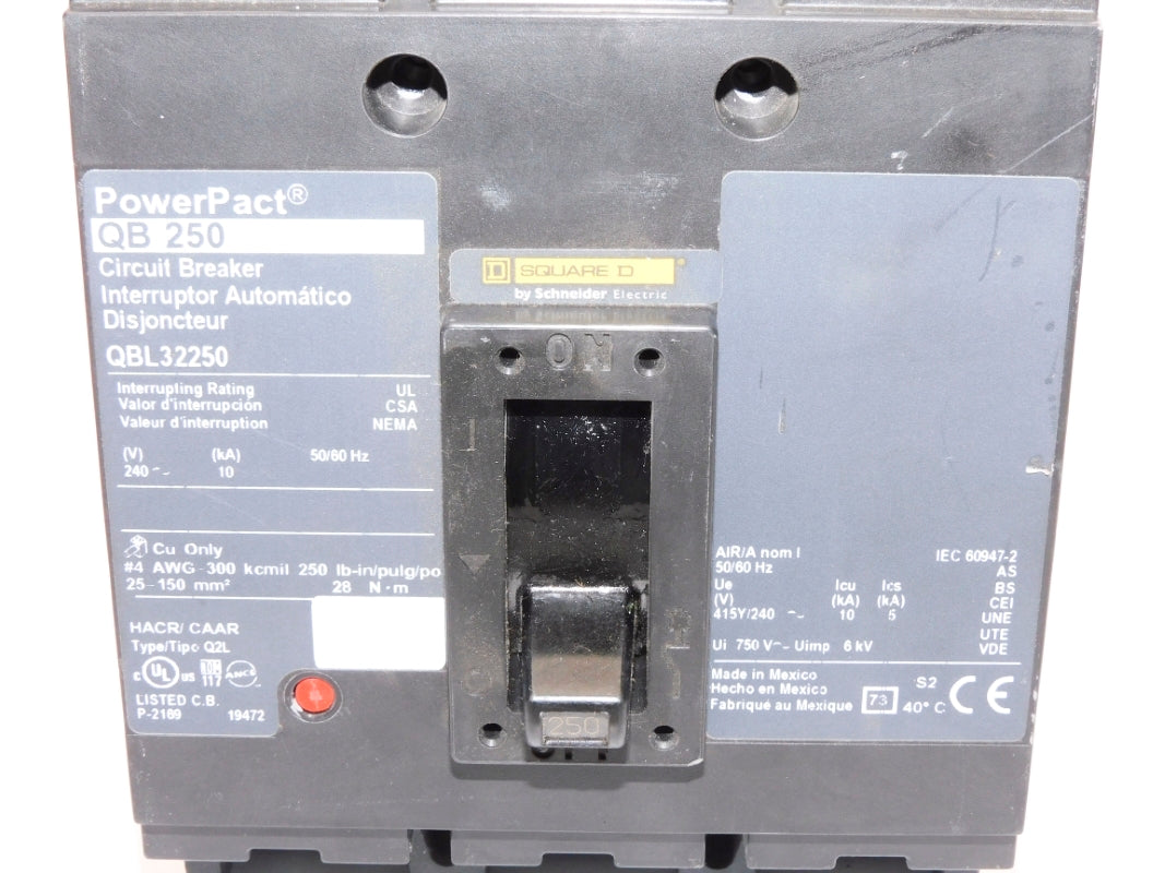 SQUARE D QBL32250 250A 240V NSNP