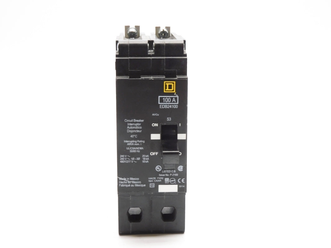 SQUARE D EDB24100 100A 480/277V NSNP