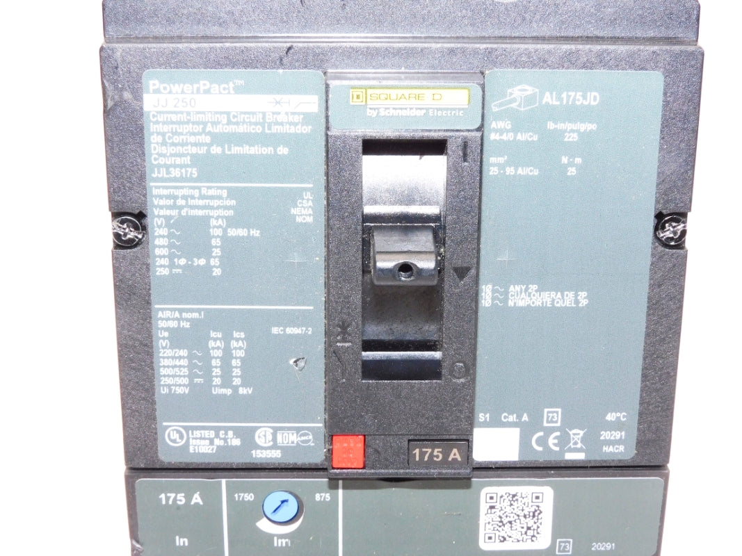 SQUARE D JJL36175 175A 600V NSNP