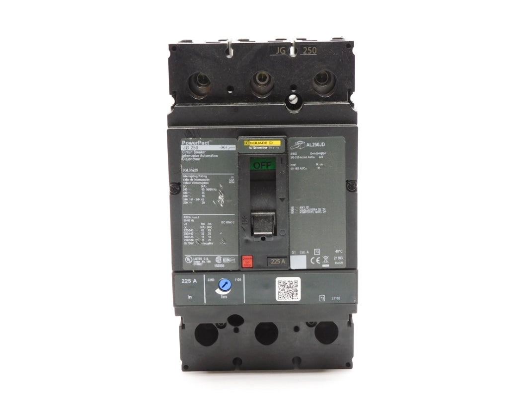 SQUARE D JGL36225 225A 600V NSNP
