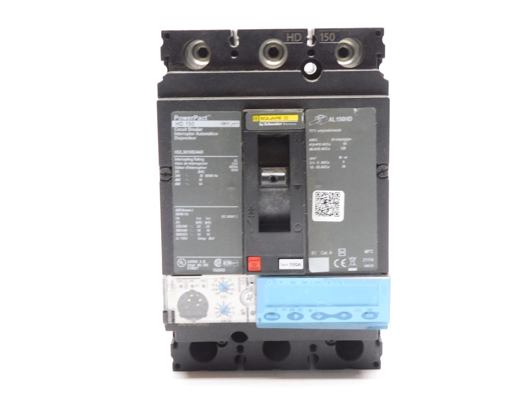 SQUARE D HDL36100U44X 100A 600V NSNP