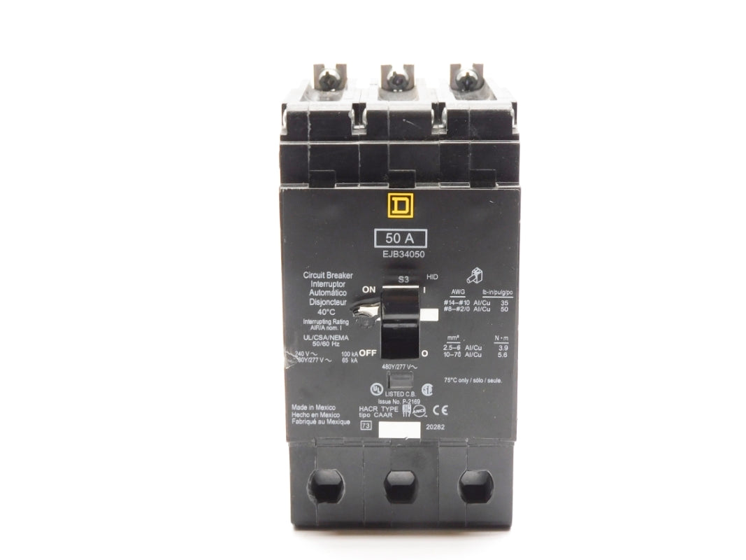 SQUARE D EJB34050 50A 480/277V NSNP