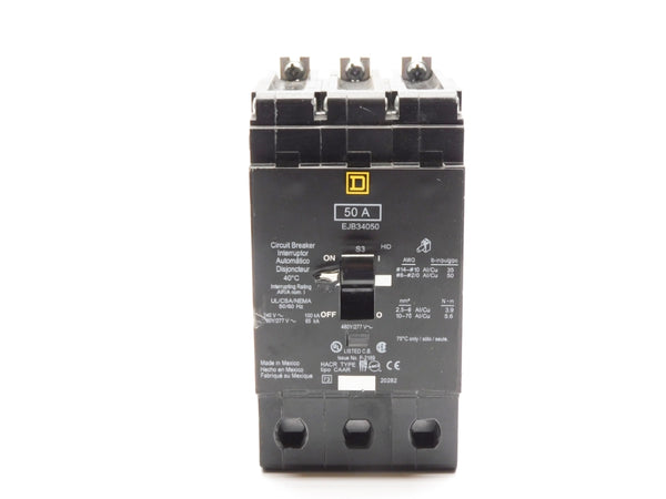 SQUARE D EJB34050 50A 480/277V NSNP