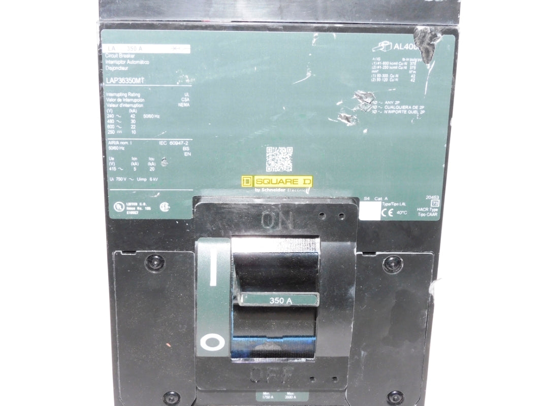 SQUARE D LAP36350MT 350A 600V NUPI