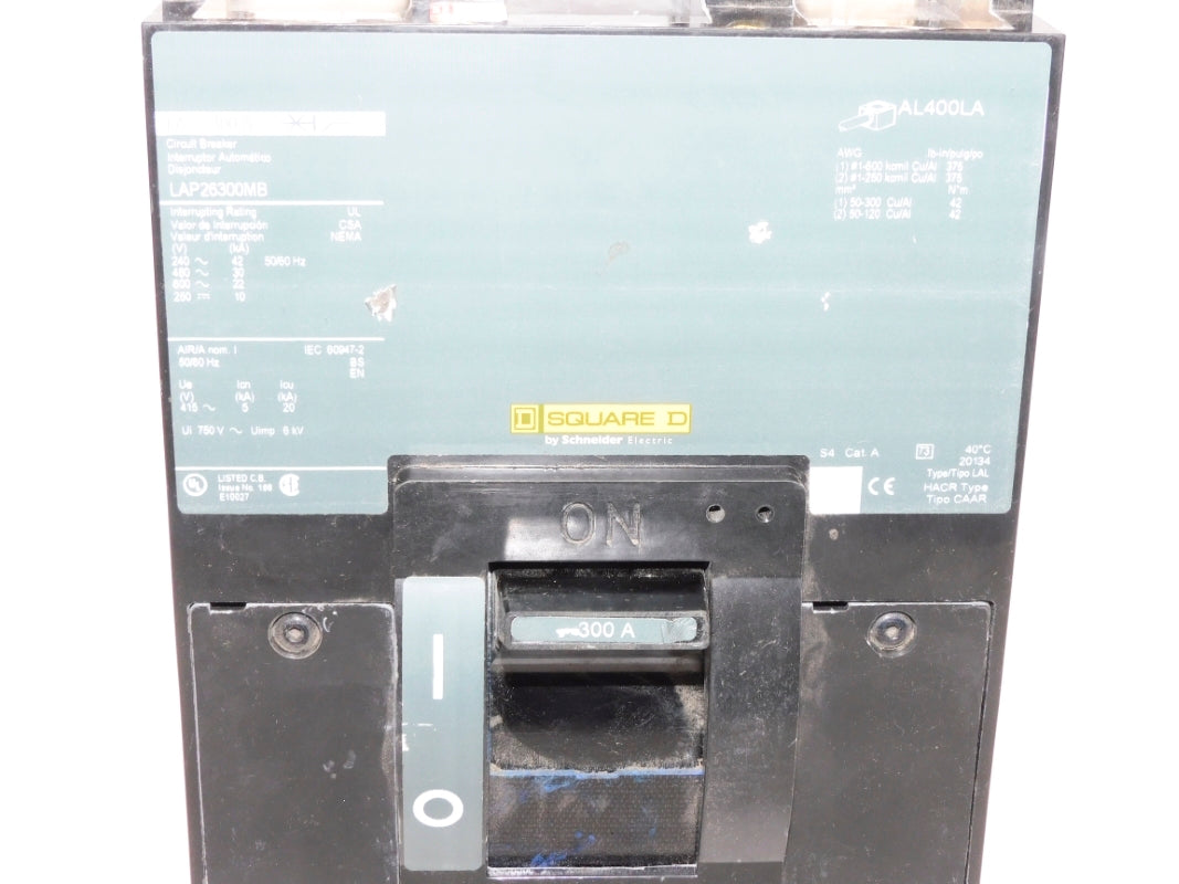 SQUARE D LAP26300MB 300A 600V (AS PICTURED) NUPI