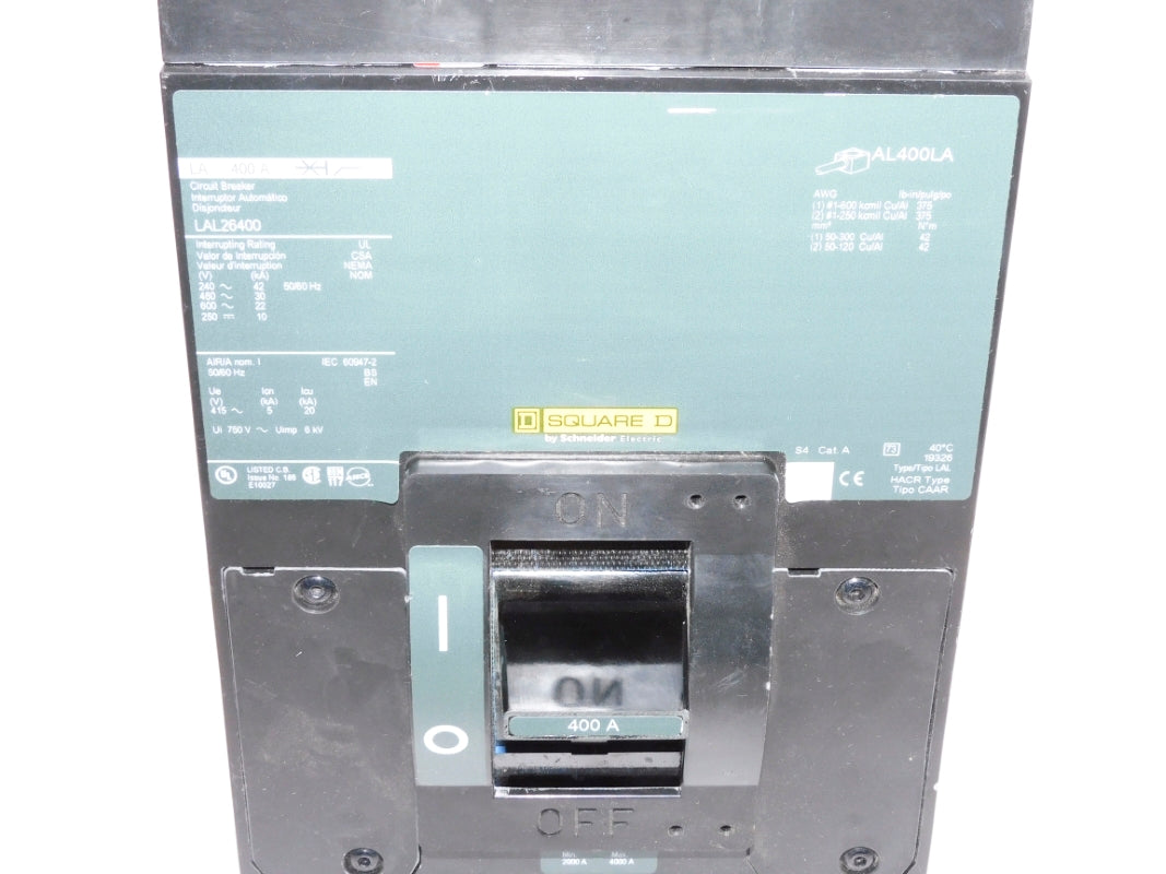 SQUARE D LAL26400 600V 400A NSNP