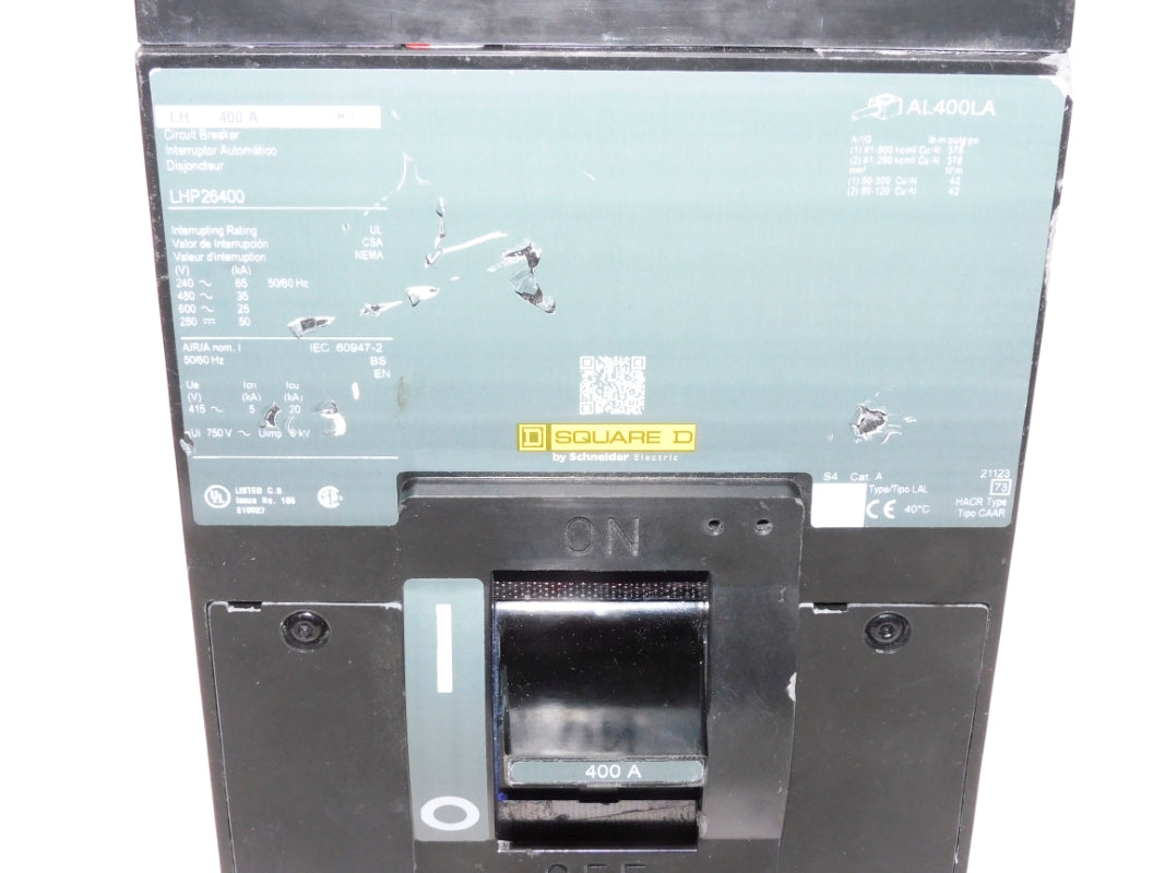 SQUARE D LHP26400 600V 400A UNMP