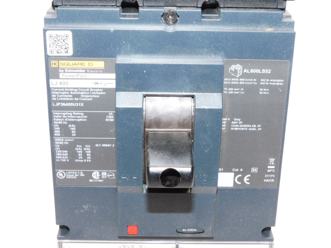 SQUARE D LJP36400U31X 400A 600V NSNP