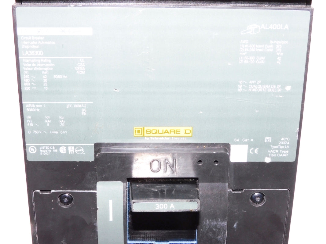 SQUARE D LA36300 600V 300A (AS PICTURED) NSNP