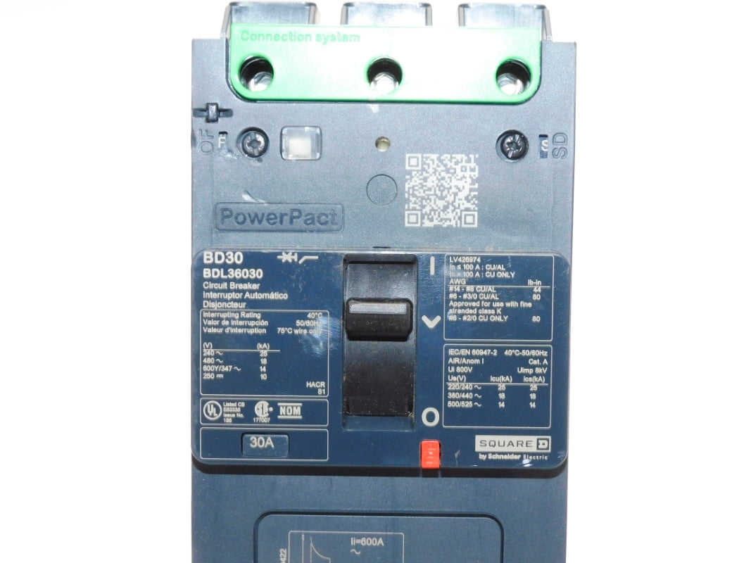 SQUARE D BDL36030 30A 480V NSNP