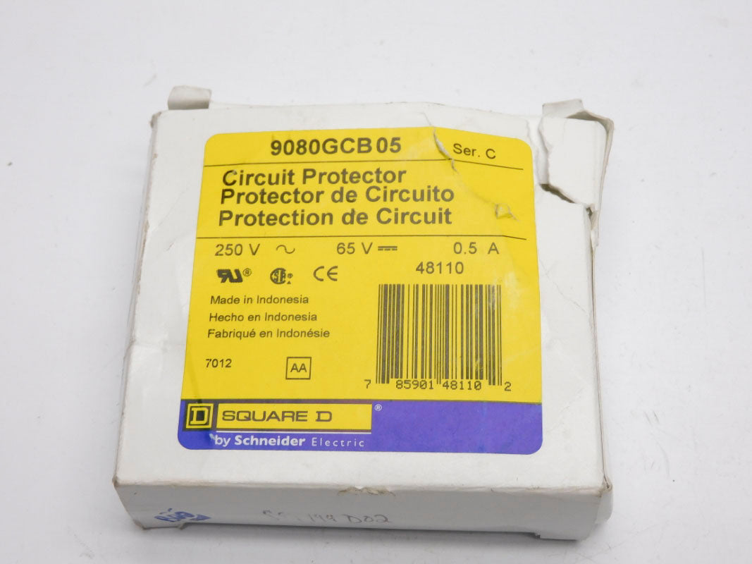 SQUARE D 9080GCB05 SER. C 250VAC 0.5A NSMP