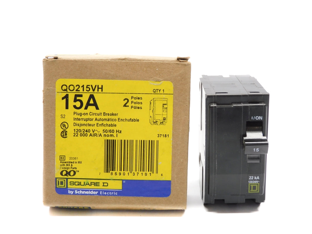 SQUARE D QO215VH 120/240V 15A NSMP