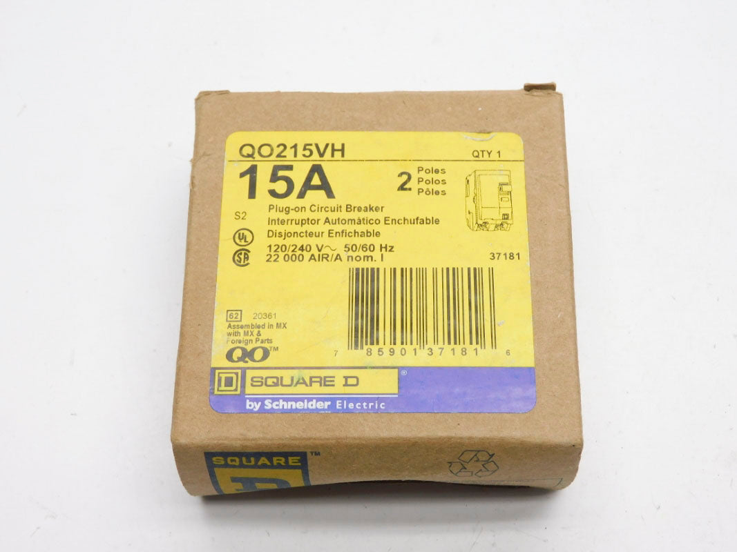SQUARE D QO215VH 120/240V 15A NSMP