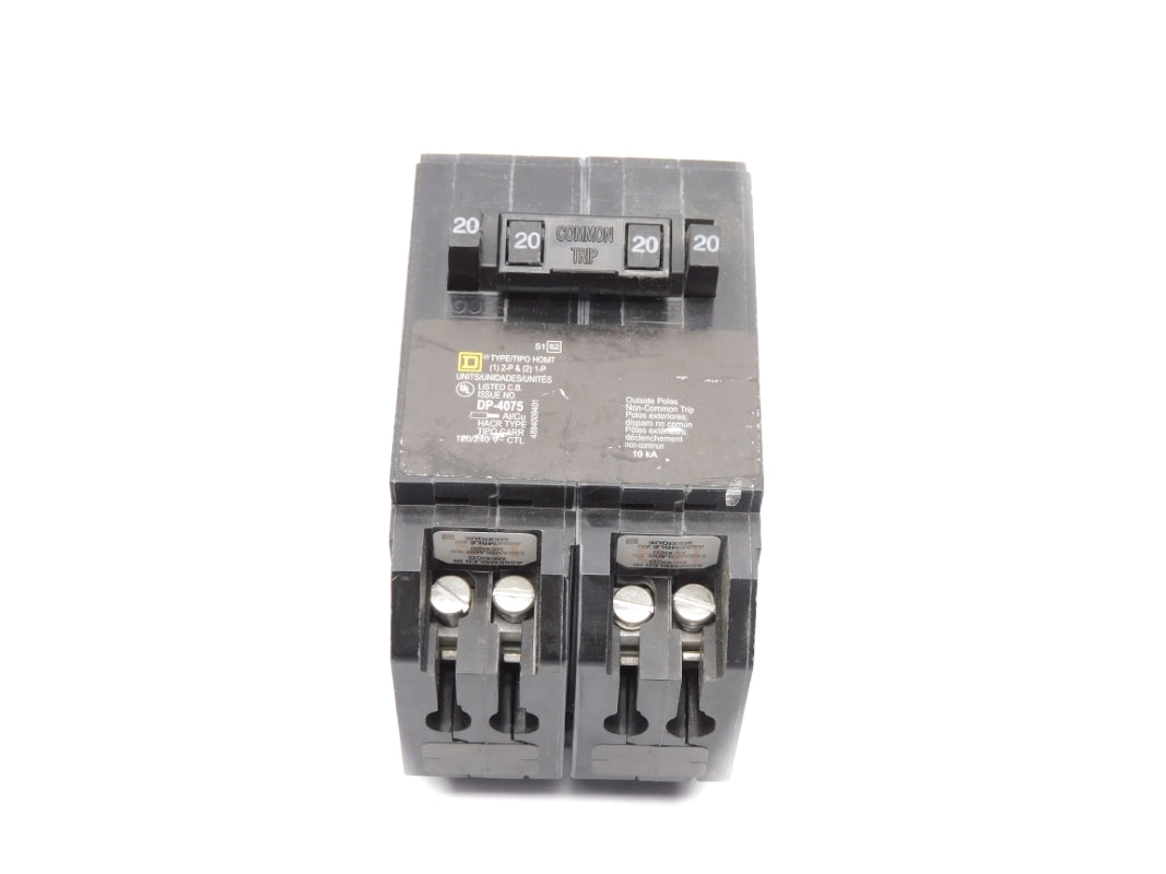SQUARE D HOMT2020220 20/20A 120/240V NSNP