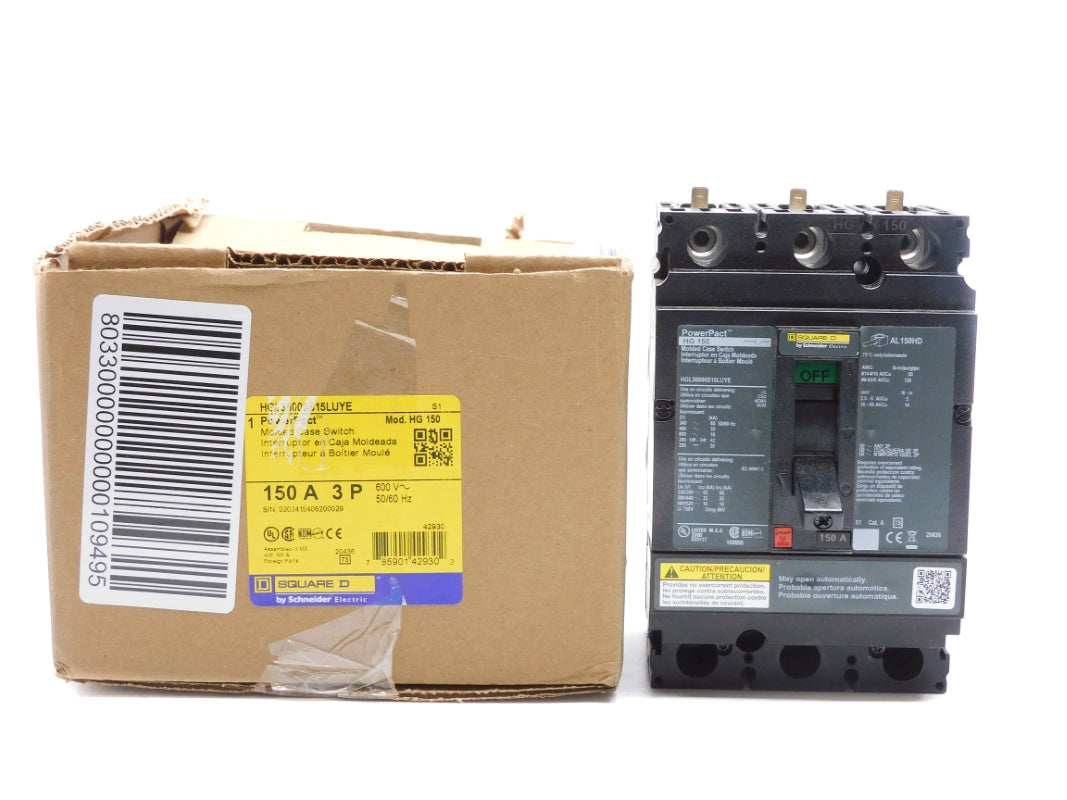 SQUARE D HGL36000S15LUYE 600V 150A NUPI
