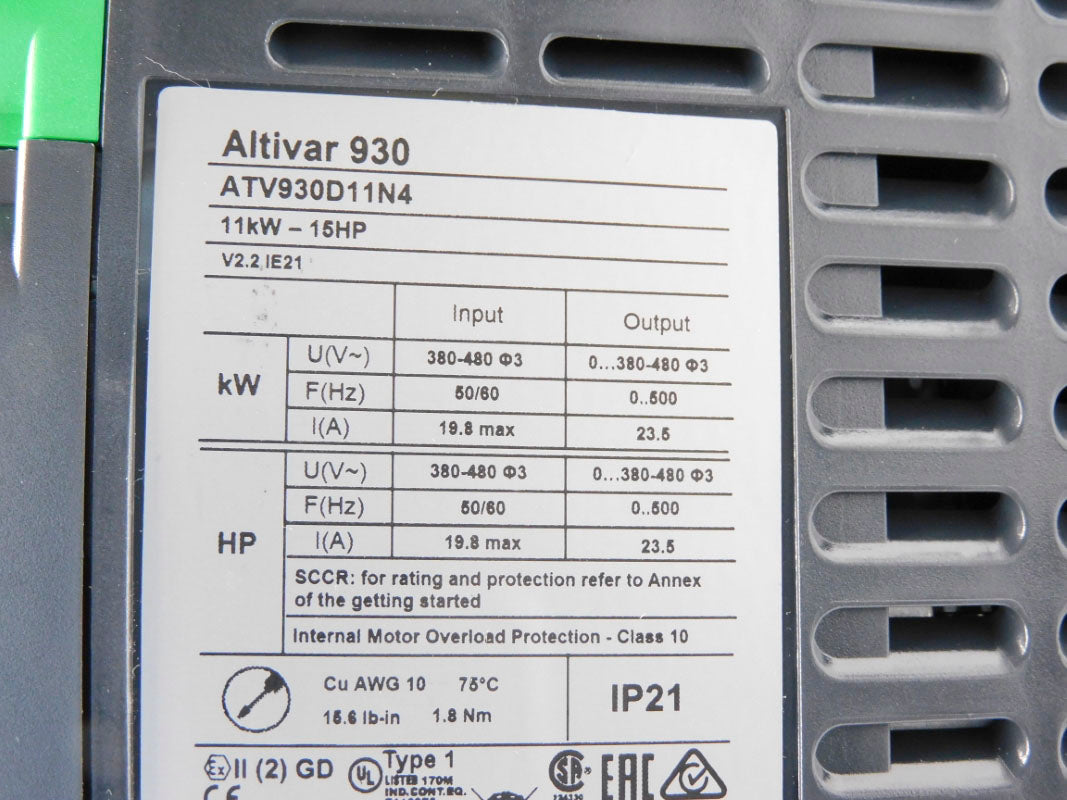 SCHNEIDER ELECTRIC ATV930D11N4 NSMP