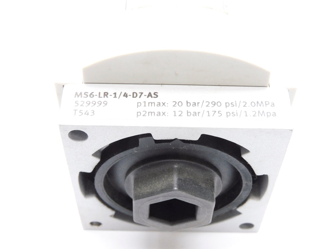 FESTO MS6-LR-1/4-D7-AS 529999 SER. T543 290PSI (AS PICTURED) NSMP