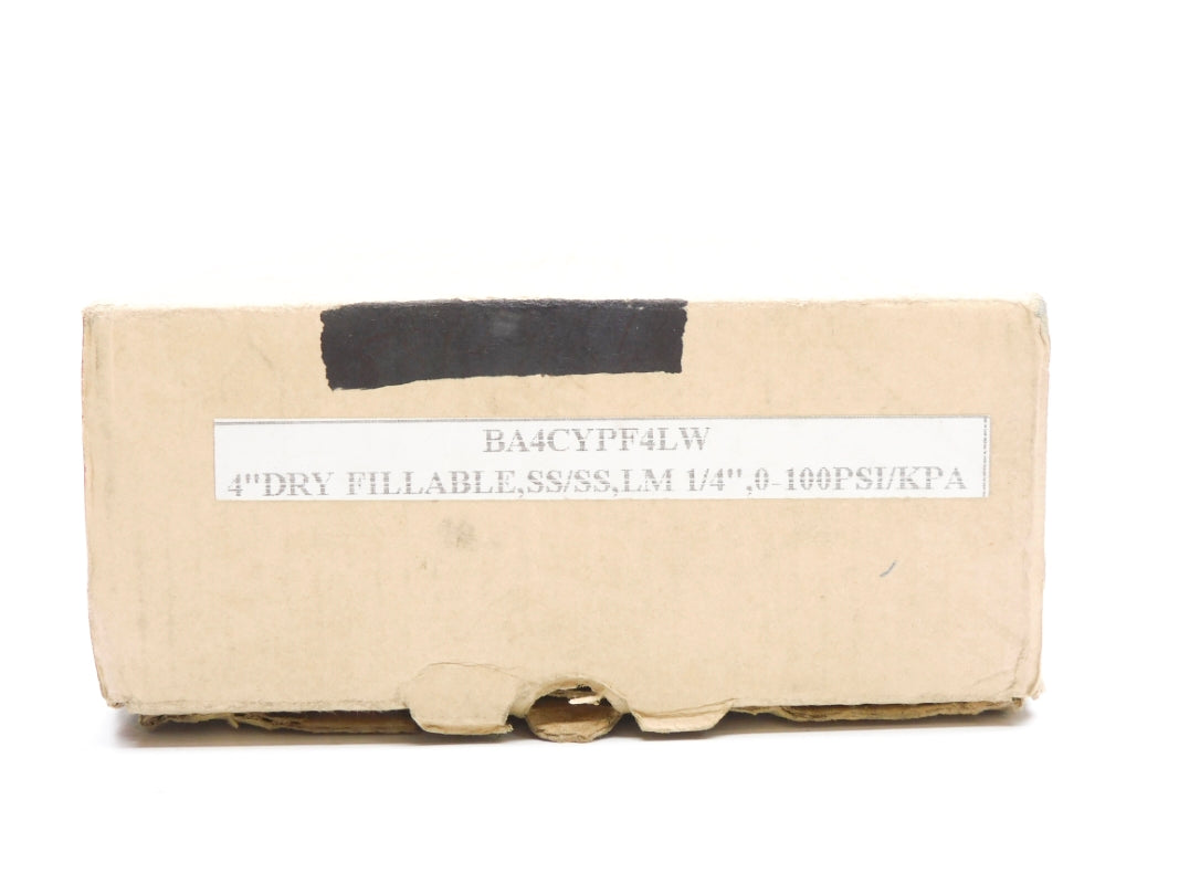 WEKSLER BA4CYPF4LW 0-100PSI NSMP