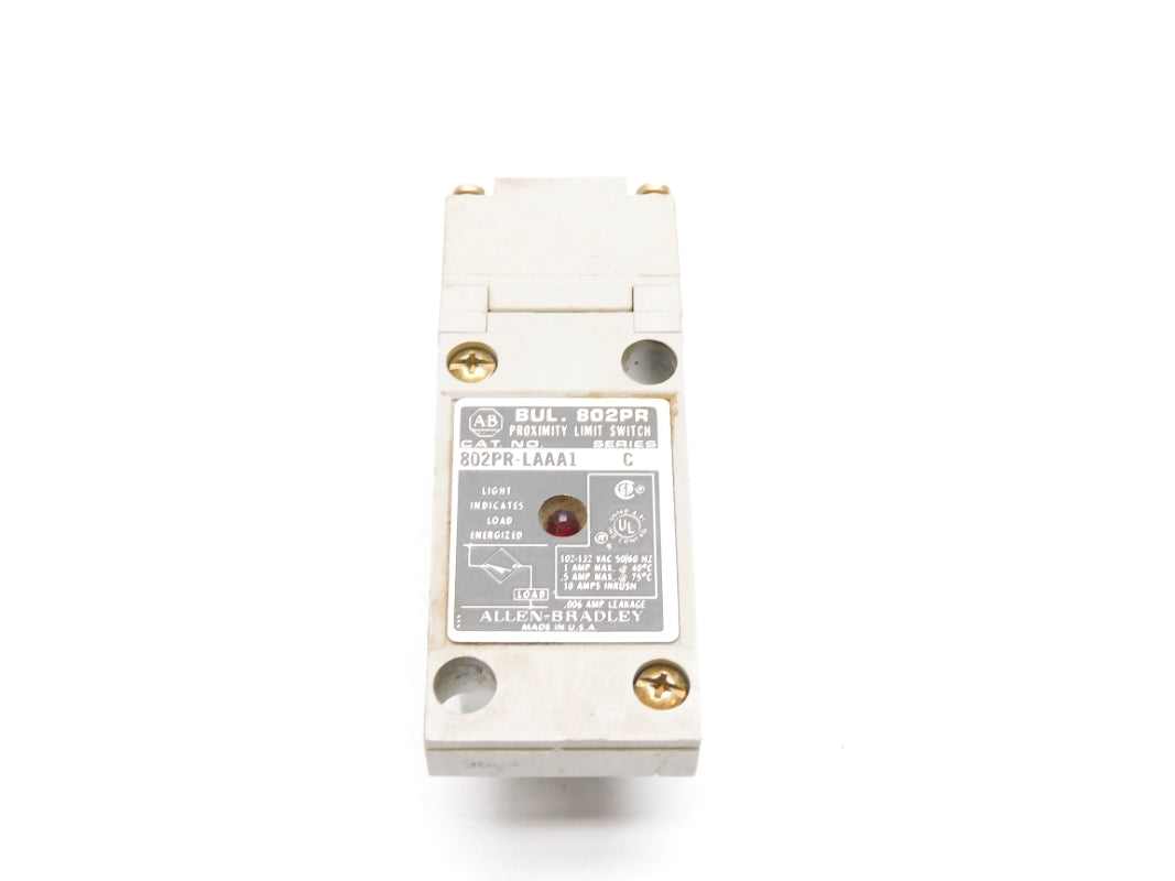 ALLEN BRADLEY 802PR-LAAA1 SER. C 102-132VAC 10A UNMP