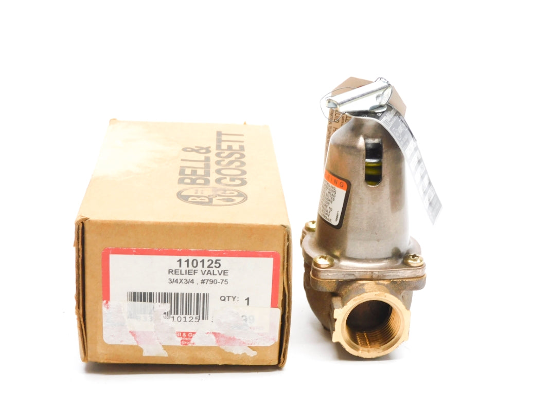 BELL & GOSSETT 790-75 110125 75PSI 3/4" NSMP
