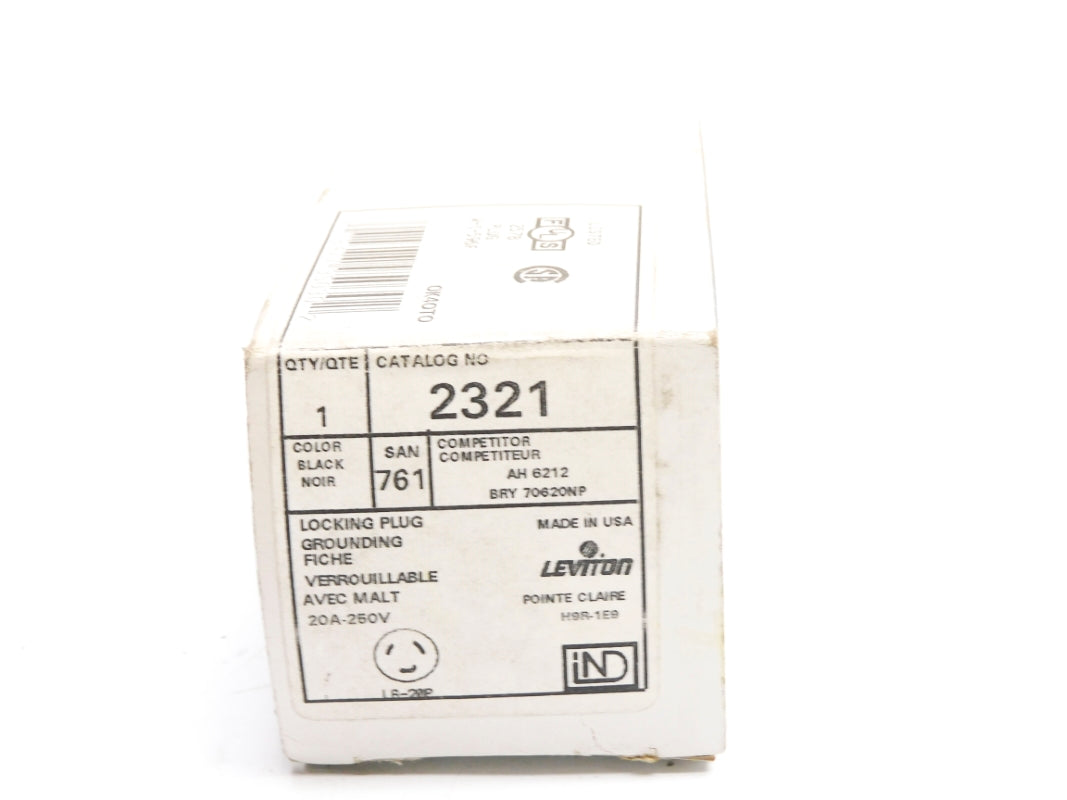 LEVITON 2321 250V 20A NSMP