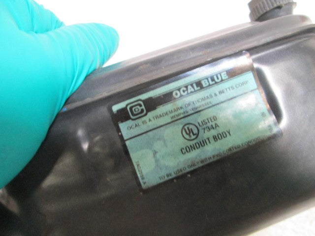 OCAL BLUE CONDUIT BODY 734A *NEW NO BOX*