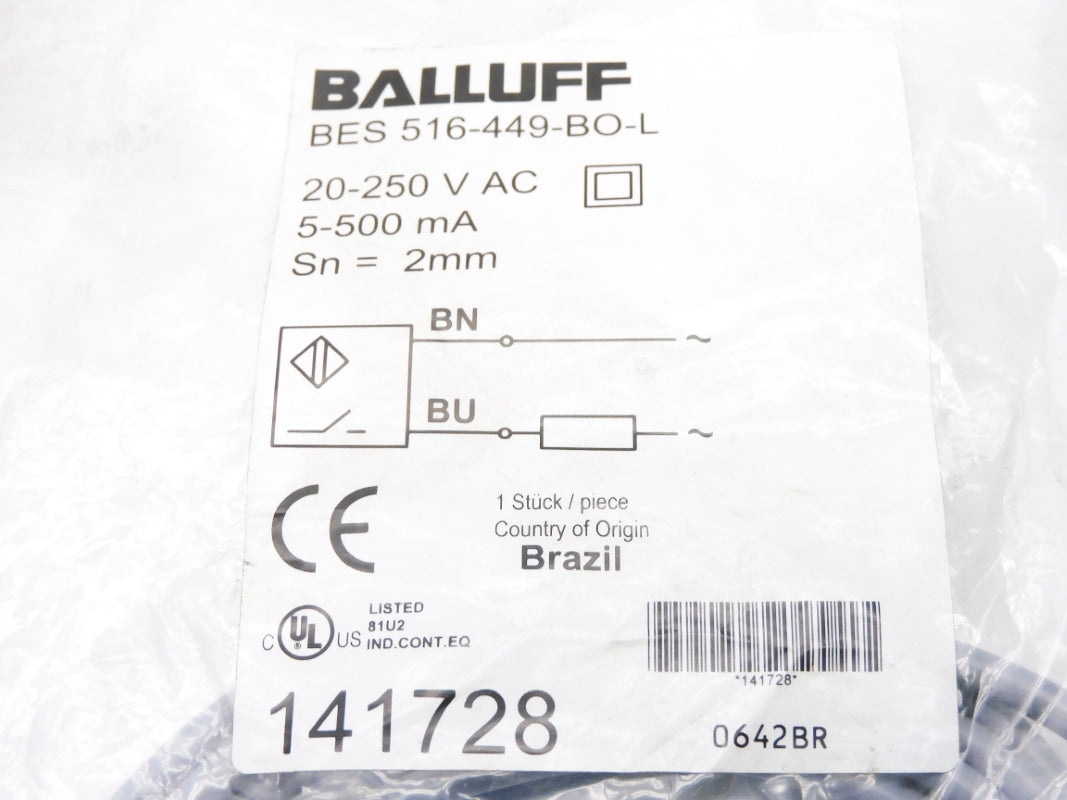 BALLUFF BES516-449-BO-L NSMP